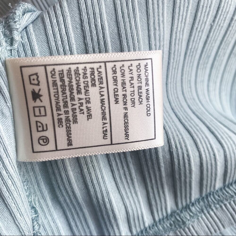 NWT BB Dakota Blue Fog Ribbed Keep Knit Simple Bicycle Shorts - Picture 6 of 6